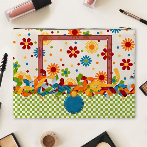Celebrate May Xl Cosmetic Bag 1 By Lisa Minor Back