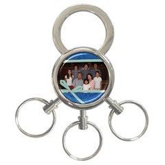denim-family-keychain - 3-Ring Key Chain