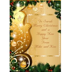 Merry Christmas 5x7 Card 2 - Greeting Card 5 x 7 Merry Christmas 5x7 Card 2 - Greeting Card 5 x 7