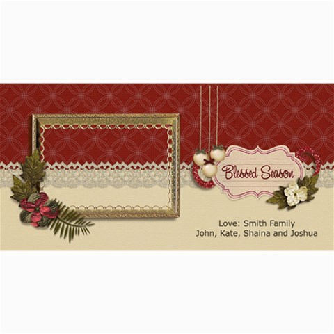 4x8 Photo Card: Blessed Season By Jennyl 8 x4  Photo Card - 6
