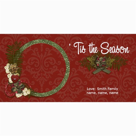 4x8 Photo Card:  tis The Season By Jennyl 8 x4  Photo Card - 10