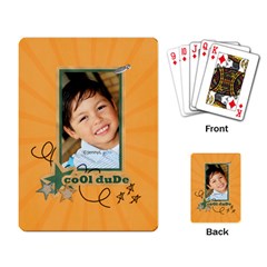 Playing Cards: Cool Dude - Playing Cards Single Design (Rectangle) Playing Cards: Cool Dude - Playing Cards Single Design (Rectangle)