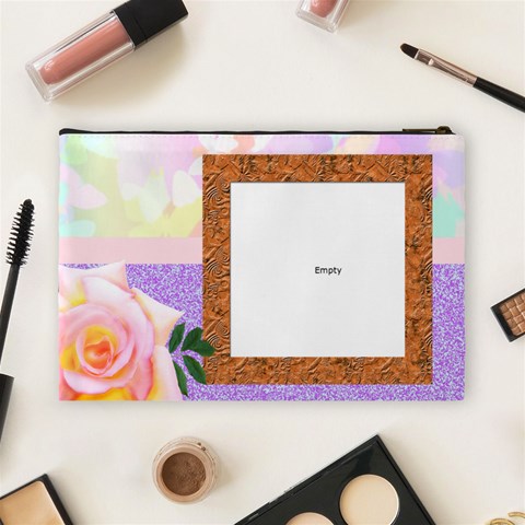 Rose Tier Ex Large Make Up Bag By Kim Blair Back