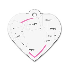 Miranda heart dog tag* - Dog Tag Heart (Two Sides)