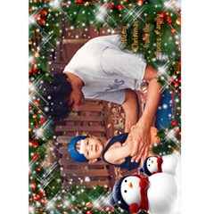Snowman Christmas 5x7 card - Greeting Card 5 x 7 Snowman Christmas 5x7 card - Greeting Card 5 x 7