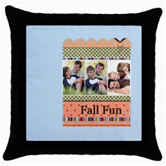 fall (5 styles) - Throw Pillow Case (Black) fall (5 styles) - Throw Pillow Case (Black)