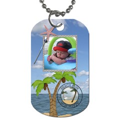 Beach Bum 2-Sided Dog tag - Dog Tag (Two Sides) Beach Bum 2-Sided Dog tag - Dog Tag (Two Sides)