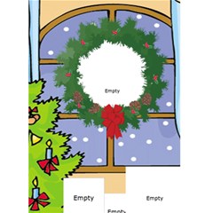 Christmas Window Christmas Card - Greeting Card 5 x 7 Christmas Window Christmas Card - Greeting Card 5 x 7