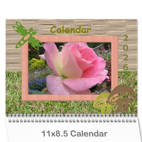 My Garden 2026 (any Year) Calendar By Deborah Cover