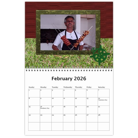 My Garden 2026 (any Year) Calendar By Deborah Feb 2026