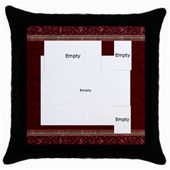 Christmas Angel Throw Pillow Case - Throw Pillow Case (Black) Christmas Angel Throw Pillow Case - Throw Pillow Case (Black)