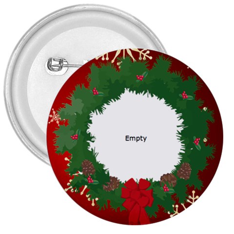 Prissy Christmas Button By Kim Blair Front