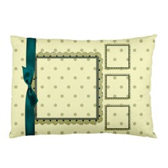 Covered In Teal 2 Sided Pillow Case 1