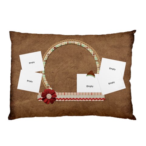 Sock Monkey Love 2 Sided Pillow Case 1 By Lisa Minor Front