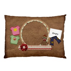Sock Monkey Love 2 Sided Pillow Case 1