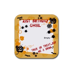 Aimee 21st Coaster - Rubber Coaster (Square)