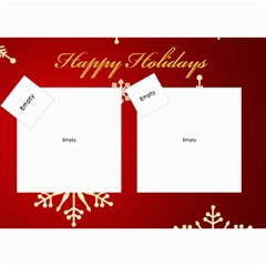 Snowflake Christmas 5x7 photo card - 5 x 7 Photo Cards Snowflake Christmas 5x7 photo card - 5 x 7 Photo Cards