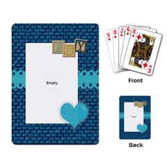 Boy Playing Cards - Playing Cards Single Design (Rectangle)
