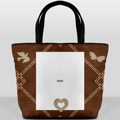 Brown Design Bucket Bag
