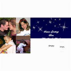 Seasons Greetings 4x8 Photo Card
