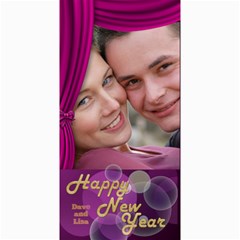 Happy New Year 4x8 Photo Card 2