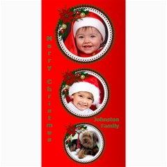 Merry Christmas 4x8 Photo Card 2