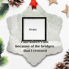 Bridge Ornament - Ornament (Snowflake)