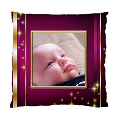 Pink and Gold elegant cushion (2 sided) (5 styles) - Standard Cushion Case (Two Sides) Pink and Gold elegant cushion (2 sided) (5 styles) - Standard Cushion Case (Two Sides)
