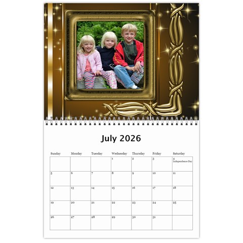 Celebration Calendar 2026 (any Year) By Deborah Jul 2026