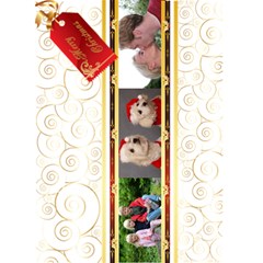 Red Merry Christmas from us 5x7 Card - Greeting Card 5 x 7 Red Merry Christmas from us 5x7 Card - Greeting Card 5 x 7