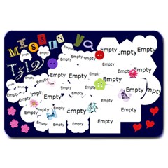 tzivs gbye present - Large Doormat