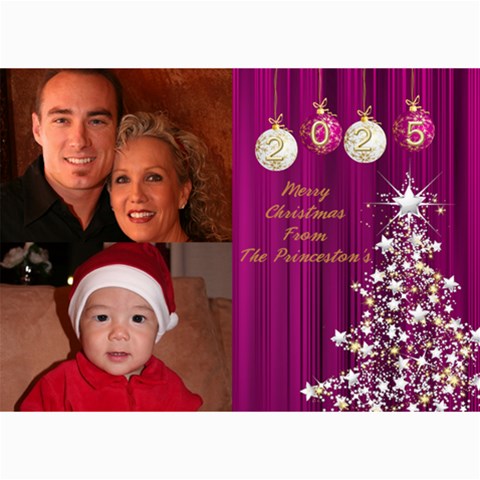 Christmas 2025 Photo Card 7x5 2 By Deborah 7 x5  Photo Card - 1
