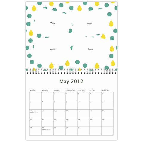 Calendar Read By Carrie Wardell May 2012