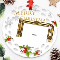 christmas - Ornament (Round Filigree) christmas - Ornament (Round Filigree)