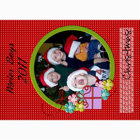 2024 Christmas Card 1 By Martha Meier 7 x5  Photo Card - 7