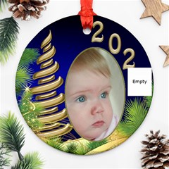 Christmas Round Ornament 1 - Ornament (Round)