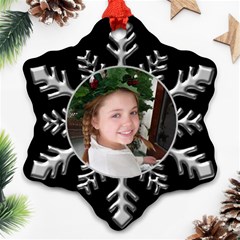 Silver Snowflake ornament - Ornament (Snowflake)