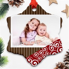 merry christmas - Ornament (Snowflake)