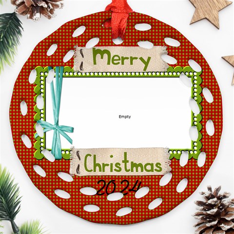 2024 Fancy Ornament 4 By Martha Meier Front