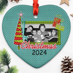 2024 Heart Ornament 1 - Ornament (Heart)