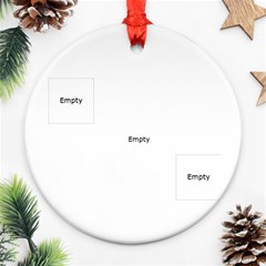 Round Ornament 1 - Round Ornament (Two Sides) Round Ornament 1 - Round Ornament (Two Sides)