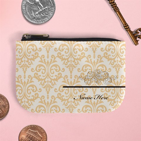 Mini Coin Purse: Minimalist1 By Jennyl Front