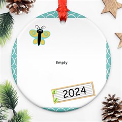 2024 Circle ornament new - Ornament (Round)