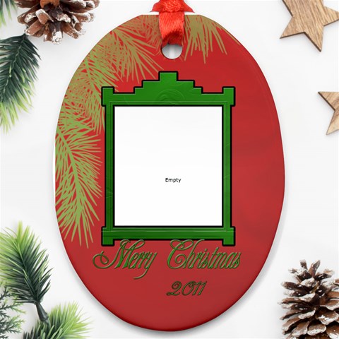 Tree Boughs Ornament By Patricia W Front