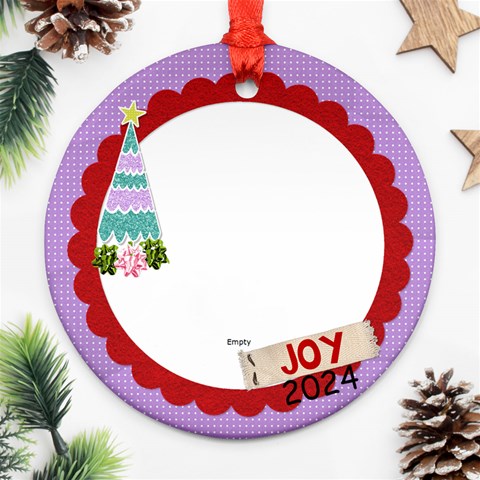 2024 Circle Ornament 6 By Martha Meier Front