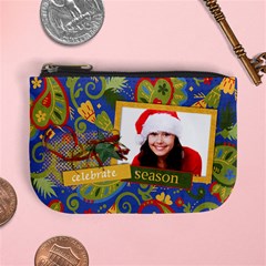 Paisley Christmas/Holiday-mini coin purse Paisley Christmas/Holiday-mini coin purse