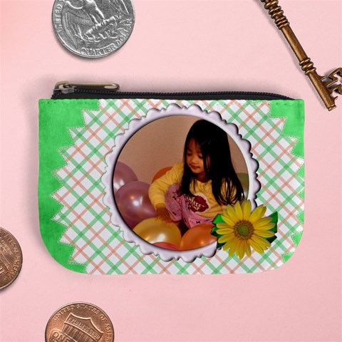 Life = Hope Mini Coin Purse By Angel Front