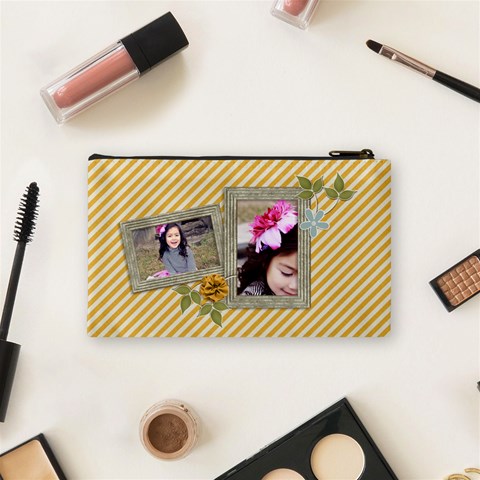 Cosmetic Bag (small): Simple Joys By Jennyl Back