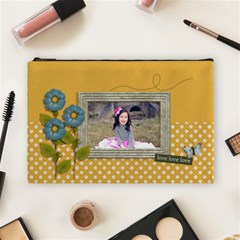 Cosmetic Bag (Large): lovelovelove Cosmetic Bag (Large): lovelovelove