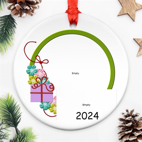 2024 Circle Ornament 2 Front